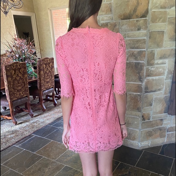 Pink Lace Dress - Picture 2 of 3